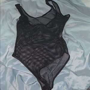 Fish Net Bodysuit ( see-through )